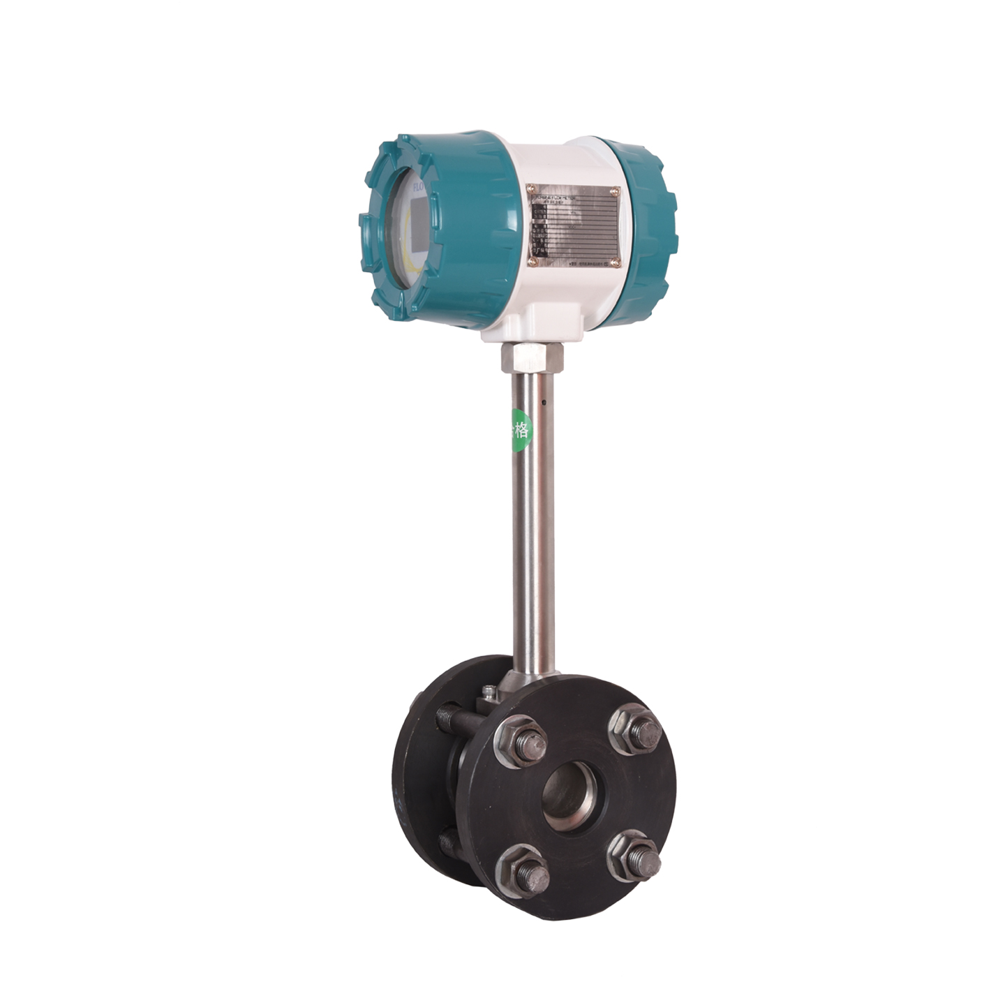 What factors should be noted when installing a vortex flowmeter