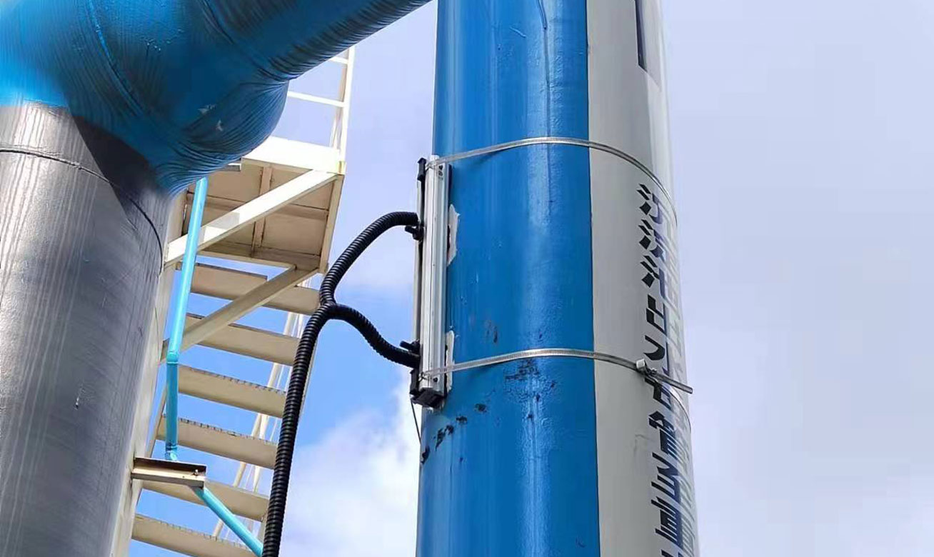 External clamp ultrasonic flowmeter for measuring return water in DN600 pipeline of coal-fired power plant